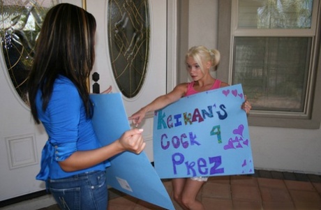 Молодая красотка Бритни Эмбер получает по пизде чудовищным членом картинка 1